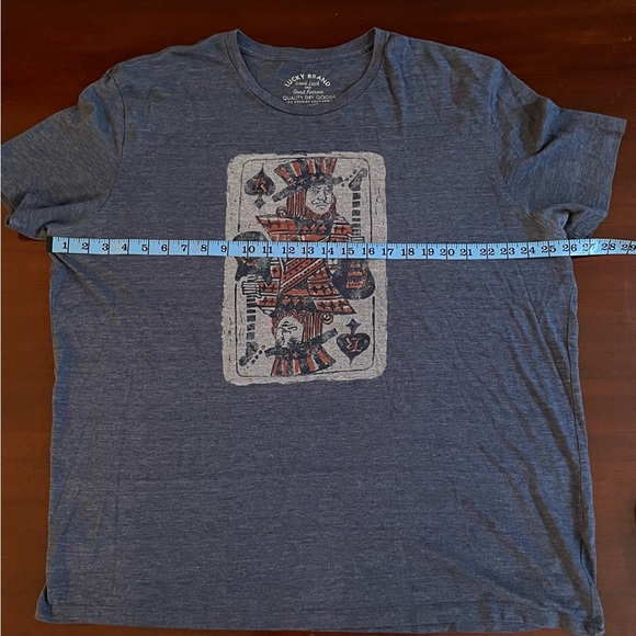 Men's Lucky Brand T-Shirt with King of Spades XXL - Picture 3 of 3